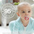 Nuk Orthodontic Pacifiers, 0-6 Months, 5-pack