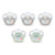 Nuk Orthodontic Pacifiers, 0-6 Months, 5-pack