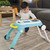 Tjyunxi Musical Mix ‘n Roll 4-in-1 Push Walker, Activity Center, Toddler Table And Floor -toy For 6 Months+, Blue