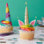 Great Value Unicorn Gold Birthday Candles, 3 Pieces