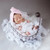 Kangqi Baby Photography Bathtub Detachable Unique Style Basket Shape Wrought Iron Photographic Bathtub For Pictures