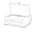 Vintiquewise Qi003037.s.lk 4.4 X 9 X 5 In. Old World Map Wooden Small Trunk With Padlock, Cherry - Small