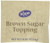 (price/case)n'joy Brown Sugar Oatmeal Topping 13 Grams - 125 Per Case