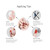 Fofosbeauty 24pcs Press On False Nail Tips Extra Long Coffin Manicure Full Cover Fake Nails, French Butterfly