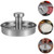 Ninebecj Burger Patty Maker Mold Stainless Steel Burger Patty Mould Non- Stick Mould For Grilling Cooking Burger Patty Maker Stuffed Burger Mold