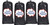 Just Popped Solar Eclipse Party Black Colored Party Popcorn 4-pack (72 Cups Per Case)