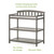 Fulenqnu Curve Top Changing Table With Pad Dapper Gray