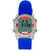 Smallest Vibrating Waterproof Reminder Watch (blue Band / Transparent Case)