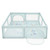 81" Large Infant Baby Playpen Baby Fence Safety Play Center Yard With 50 Ocean Balls