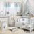 Dumbo Gray Cotton 3 Piece Crib Bedding Set
