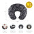 The Peanutshell Nursing Pillow For Breastfeeding, Black Camo