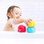 Ubbi Baby Bath Toy Gift Set, Includes Toy Drying Bin & 12 Bath Toys, Dishwasher Safe, Baby Essential Gift, Bath Time Essentials