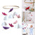 Ibaste Crib Mobile With Felt Colorful Butterfly Cloud Tree Wind Chime Baby Bed Decoration