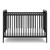 Storkcraft Pasadena 3-in-1 Convertible Baby Crib, Black