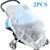 2pcs Baby Stroller Mosquito Net For Bed, Car Seats, Cradles
