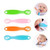 Hemoton 4pcs Baby Learning Spoons Utensils Toddler Silicone Rice Paste Tableware