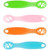 Hemoton 4pcs Baby Learning Spoons Utensils Toddler Silicone Rice Paste Tableware