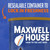Maxwell House Medium Roast Original Roast Decaf Ground Coffee, 22 Oz. Canister