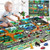 Dinosaur Traffic Road Baby Play Mat Kids Climb Floor Game Pad (130 X 100cm)