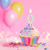 Dallies #0 Birthday Candle W/pick, Assorted Colors With Polka Dots Or Glitter, 1.8 In, 1ct