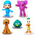 3" Tall Pocoyo 5pcs Set Action Figures Kids Toys Birthday Cake Topper Gift Playset High Quality