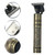 Mixfeer Ys Hair Trimmer Waterproof Portable Usb Retro Engrave Electrical Hair Cutter With Replaceable Comb Male Hygiene Razor