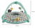Bacati - Unisex Activity Gym & Playmat, Elephants Mint/yellow/grey With Toys