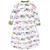 Hudson Baby Infant Boy Premium Quilted Long Sleeve Sleeping Bag And Wearable Blanket, Safari Life, 0-6 Months