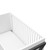 Storkcraft Equinox 3-in-1 Convertible Baby Crib White/gray