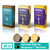 Gourmesso Capsules For Nespresso Machines - 30 Ct Espresso Flavor Variety - Vanilla, Chocolate, Caramel - - Compatible Fairtrade Coffee Pods