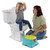 Sesame Street Elmo Hooray 3-in-1 Potty Training Chair, Toilet Seat Trainer, And Step Stool, Easy Clean, Pretend Flush Handle, Gender Neutral