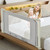 Gymax 59" Toddlers Kid Bed Rail Guard With Adjustable Height & Safety Lock