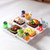 Dollhouse Food, Breakfast Toast & With Service Plate Food For 1:12 Dollhouse Accessory - Veggie Burger