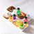 Dollhouse Food, Breakfast Toast & With Service Plate Food For 1:12 Dollhouse Accessory - Veggie Burger