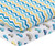 Everyday Kids 2 Pack Portable Crib Sheets - Cars/chevron