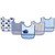 Luvable Friends Baby Boy Waterproof Peva Bibs 5pk, Blue Whale, One Size