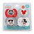 Baby Pacifiers 4 Pack - Boys - Mickey - Winkin - Red Grey - Disney