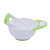 Jygee Baby Grinding Bowl Manual Kids Feeding Bowl Vegetable Fruit Infant Food Masher Set, Green White