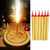 12cm Sparkling Birthday Party Cake Topper Ice Fountain Candles Wedding Decor