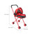 Hemoton 1pc Multi-functional Baby Walker Trolley Children's Toys Children Folding Cart Adjustment Height Walker(priting Pattern)