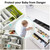 Baby Proofing Drawer Cabinet Lokcs 12pcs No Drill Child Safety Locks For Drawer Cabinet With Strong Adhesive Tape