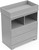 Storkcraft Brookside 2 Drawer Changing Table Dresser (pebble Gray) – Nursery Dresser Organizer With Changing Table Topper, Chest Of Drawers For Bedroom With 2 Drawers, Universal Design