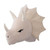 3d Cartoon Dinosaur Pendent Animals Head For Beige