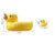 Tuscom Mummy & Rubber Race Squeaky Ducks Family Bath Toy Kid Game Toys
