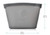 Silicone Steam Sanitizing Bag, Grey