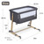 Ronbei Bedside Bassinet For Baby, Baby Bassinets Bedside Sleeper/ Built In Wheels