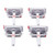 Safety 1ˢᵗ Adhesive Cabinet Latch (4pk), White
