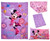 Disney Minnie Mouse 4-pieces Toddler Bedding Set, Fluttery Friends, With Comforter Pillowcase Fitted Sheet Top Sheet