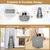 Gymax 2-in-1 Stationary & Rock Bassinet Portable Travel Cradle W/ Mattress & Net