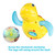 [6 Pcs] Baby Bath Toy, Swimming Floating Turtle Bathtub Wind-up Toddler Toys Summer Pool Water Bath Fun Time Cute Sets,eco-friendly Material, 3 Colors - Blue, Orange, Green